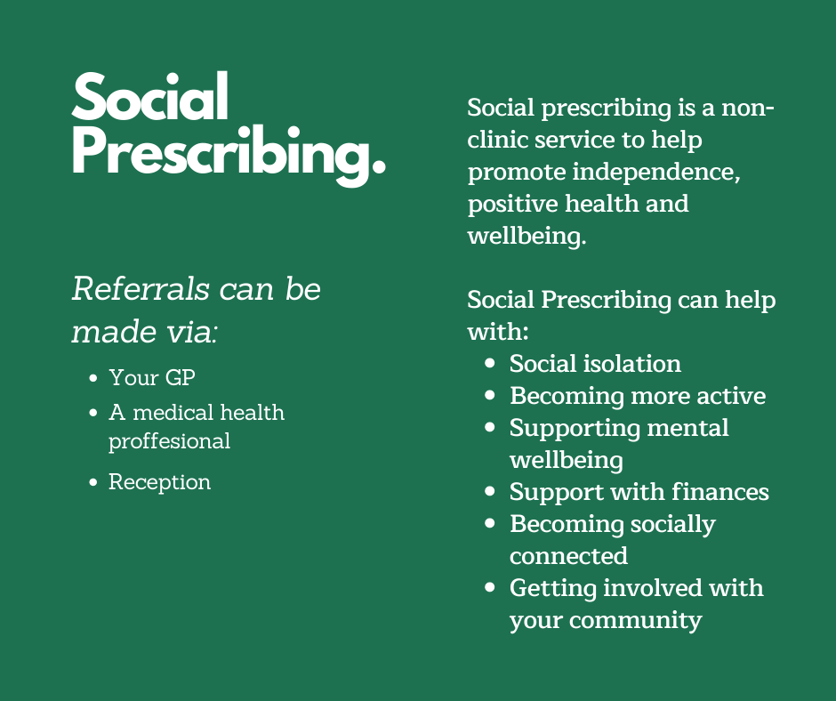 Find out more about social prescribing Find out more about social prescribing